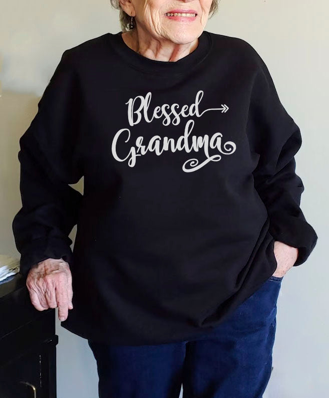 Blessed Grandma Graphic Sweatshirt