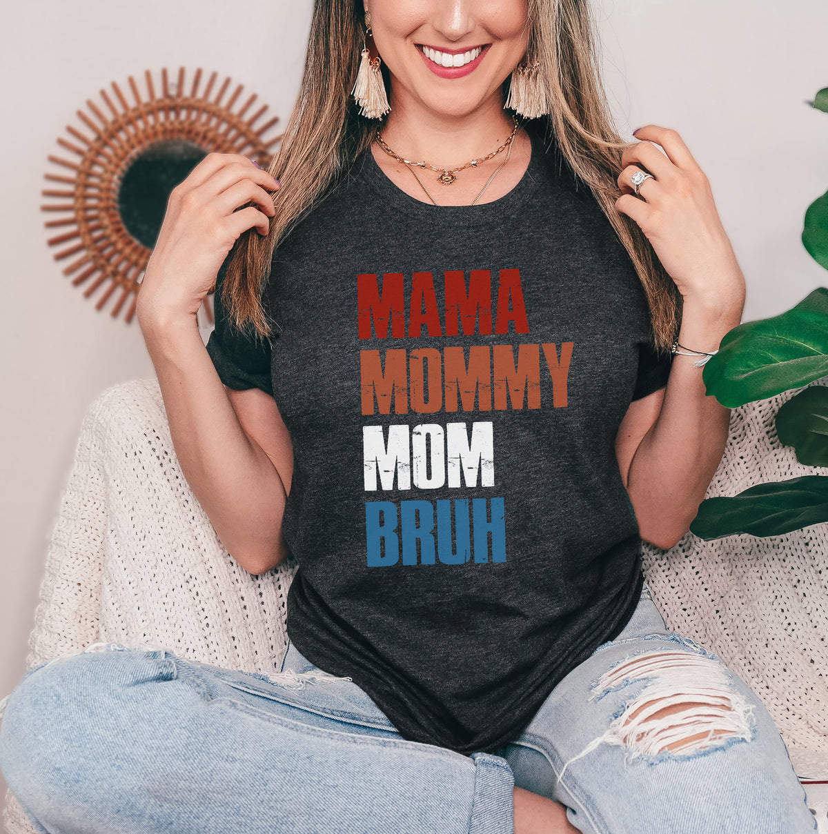 Mom, Bruh Graphic Tee