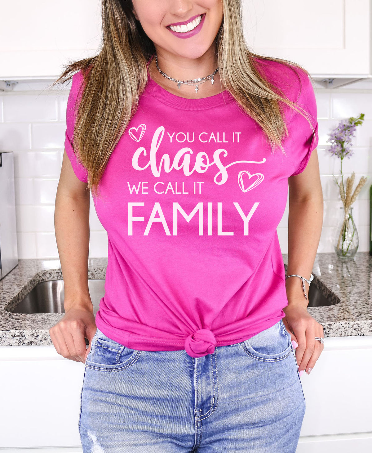 You Call It Chaos We Call It Family Graphic Tee