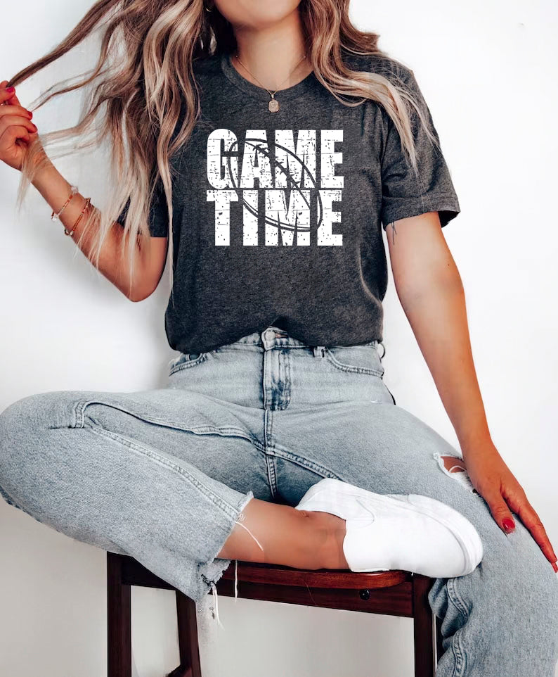 Game Time Football Graphic Tee