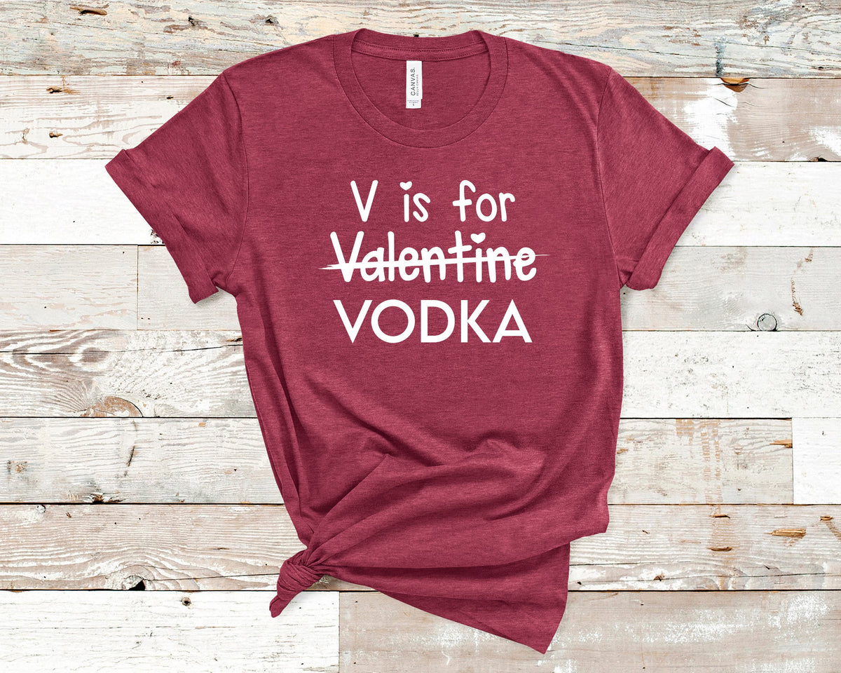 V is for Vodka Valentine Graphic Tee