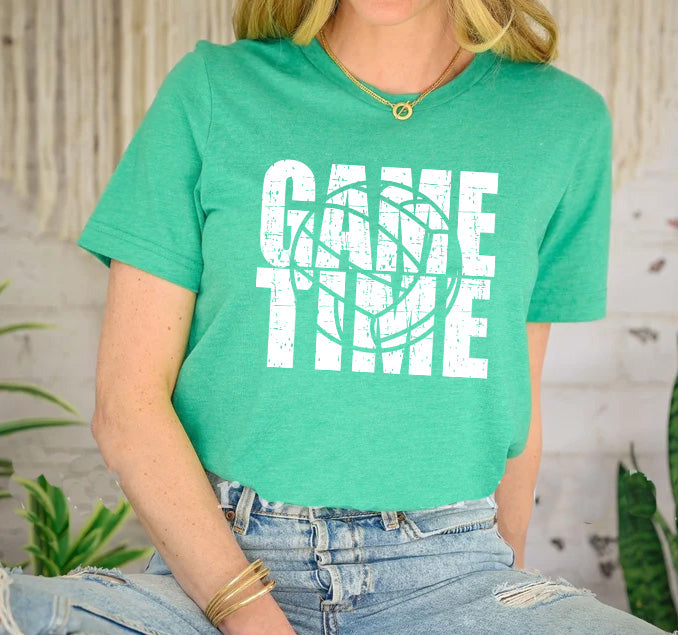 Game Time Volleyball Graphic Tee