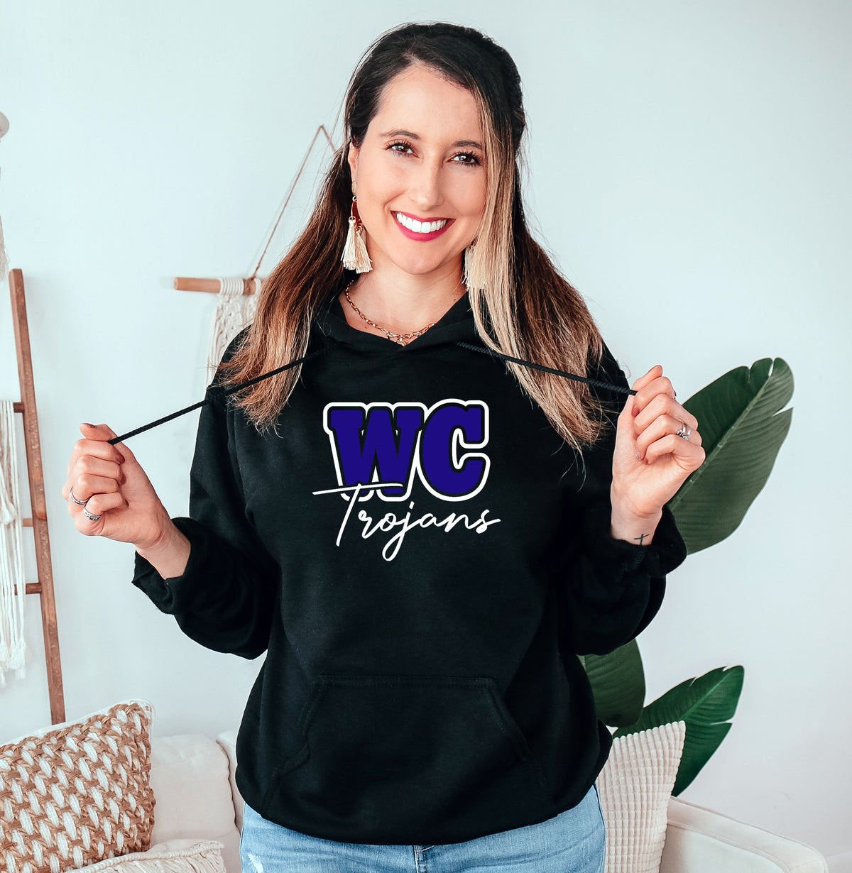 WC Trojans Graphic Hoodie