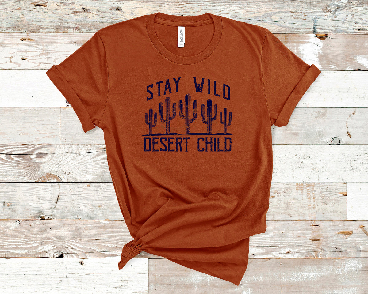 Stay Wild Desert Child Graphic Tee