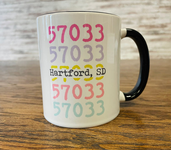 Hartford Zip Code Mugs
