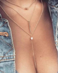 Layered Bar Necklaces