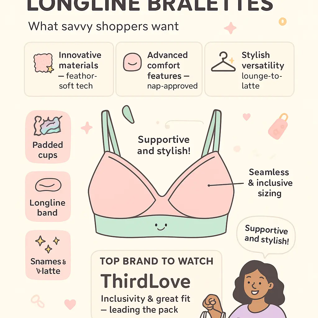 padded longline bralette - Intimates