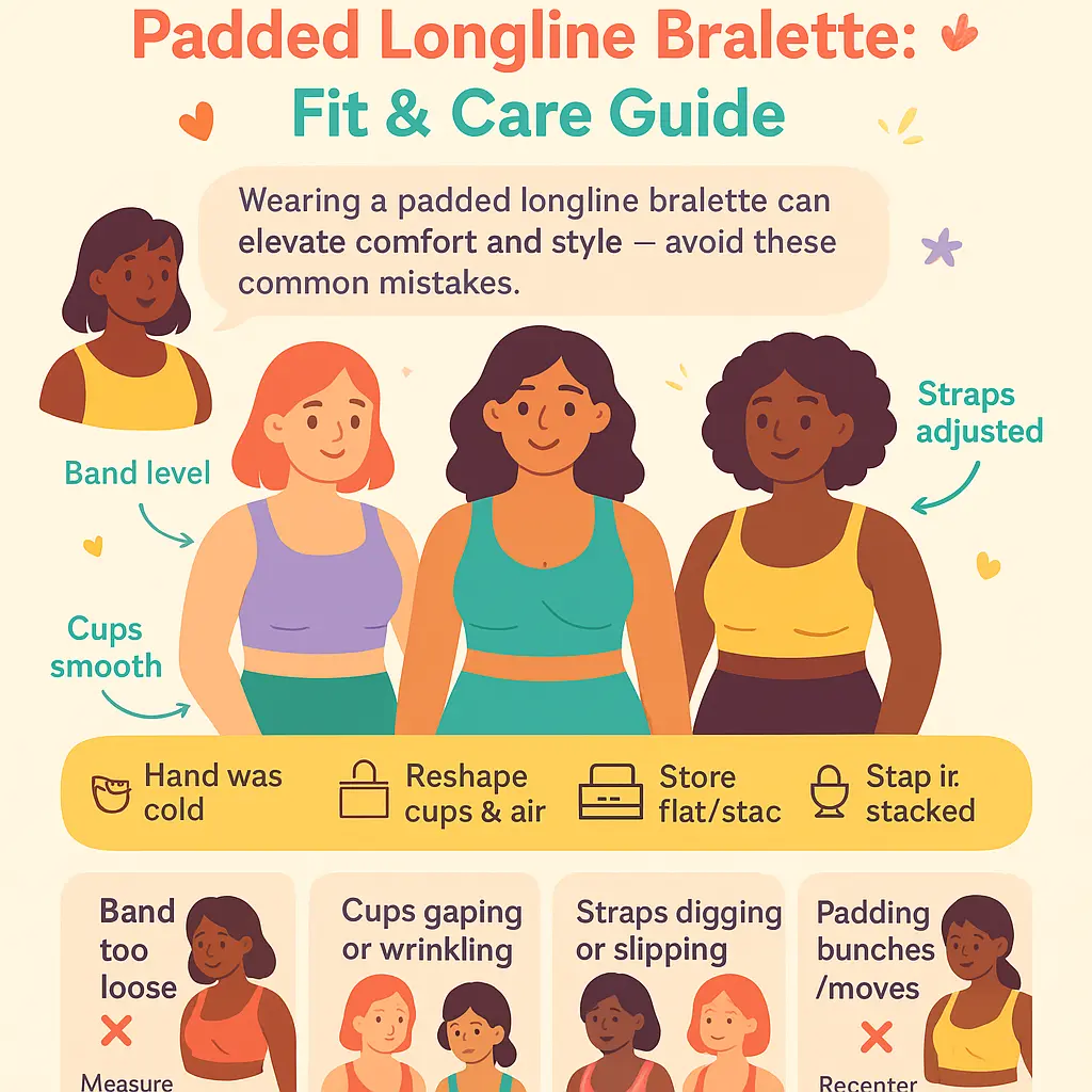 padded longline bralette - Crop