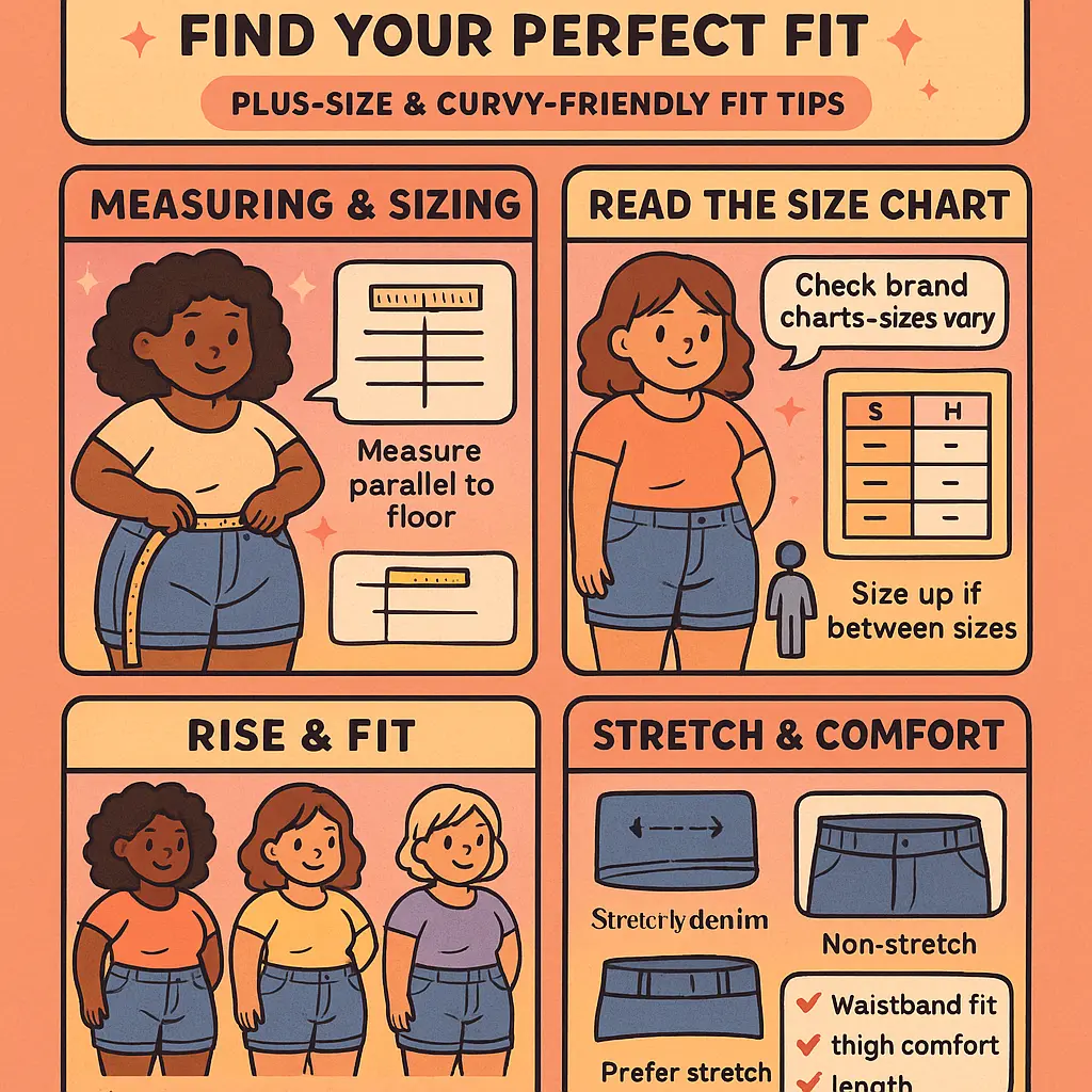 mom shorts plus - Shorts