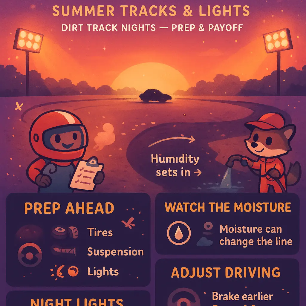summer nights and dirt track lights - Lights