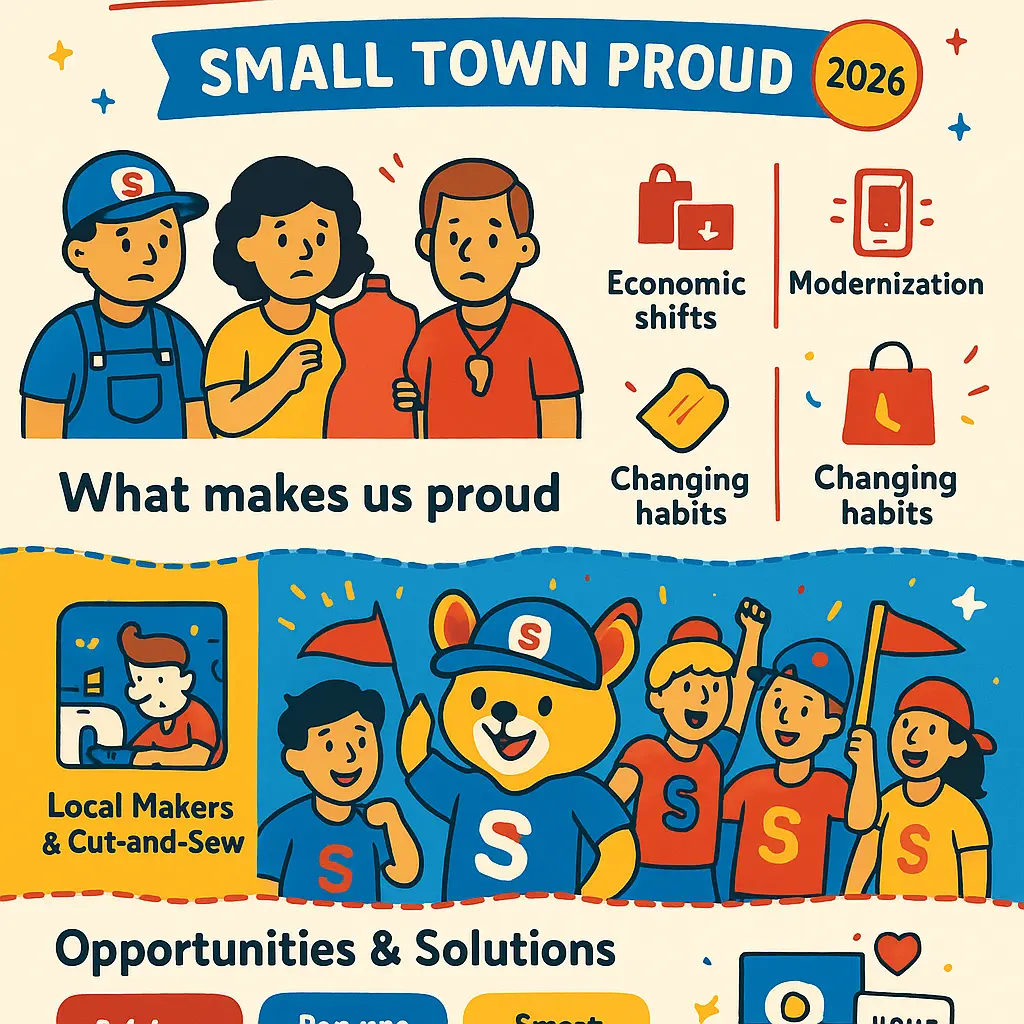 small town proud - Apparel