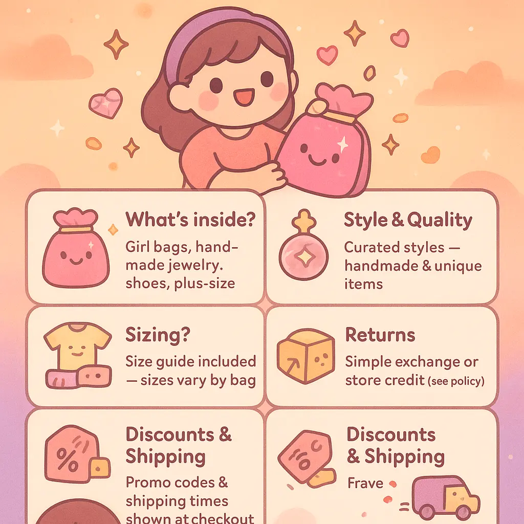 mystery bag sale - Mystery