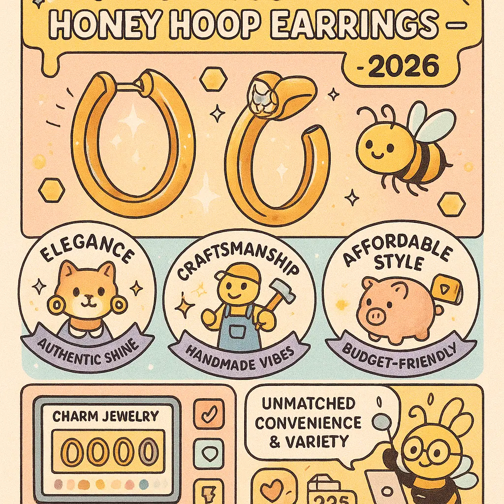 honey hoop earrings - Diamonds