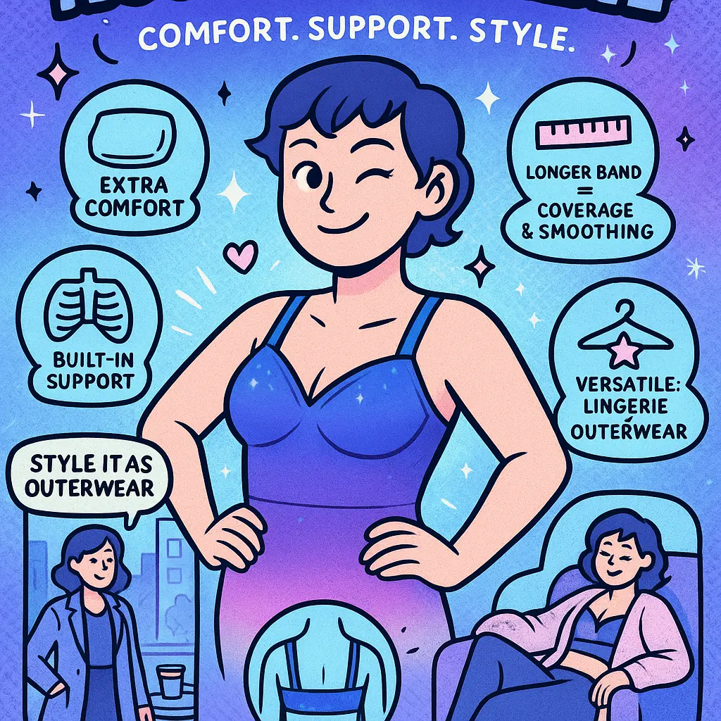 padded longline bralette - Bralette