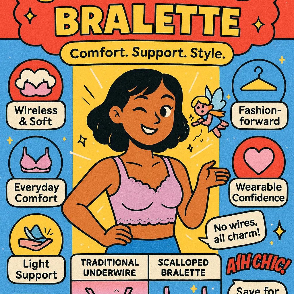 scalloped bralette - Bralette