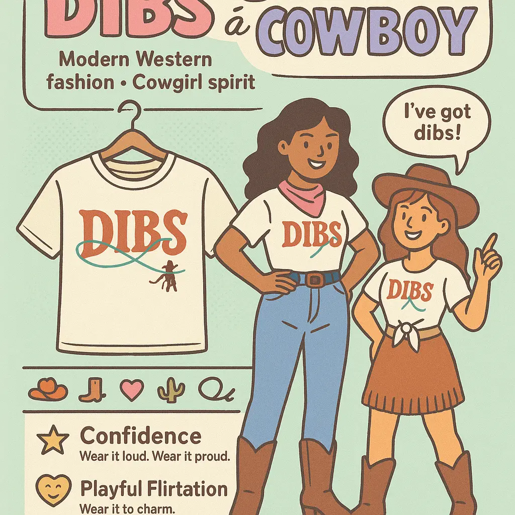 dibs on the cowboy - Graphic
