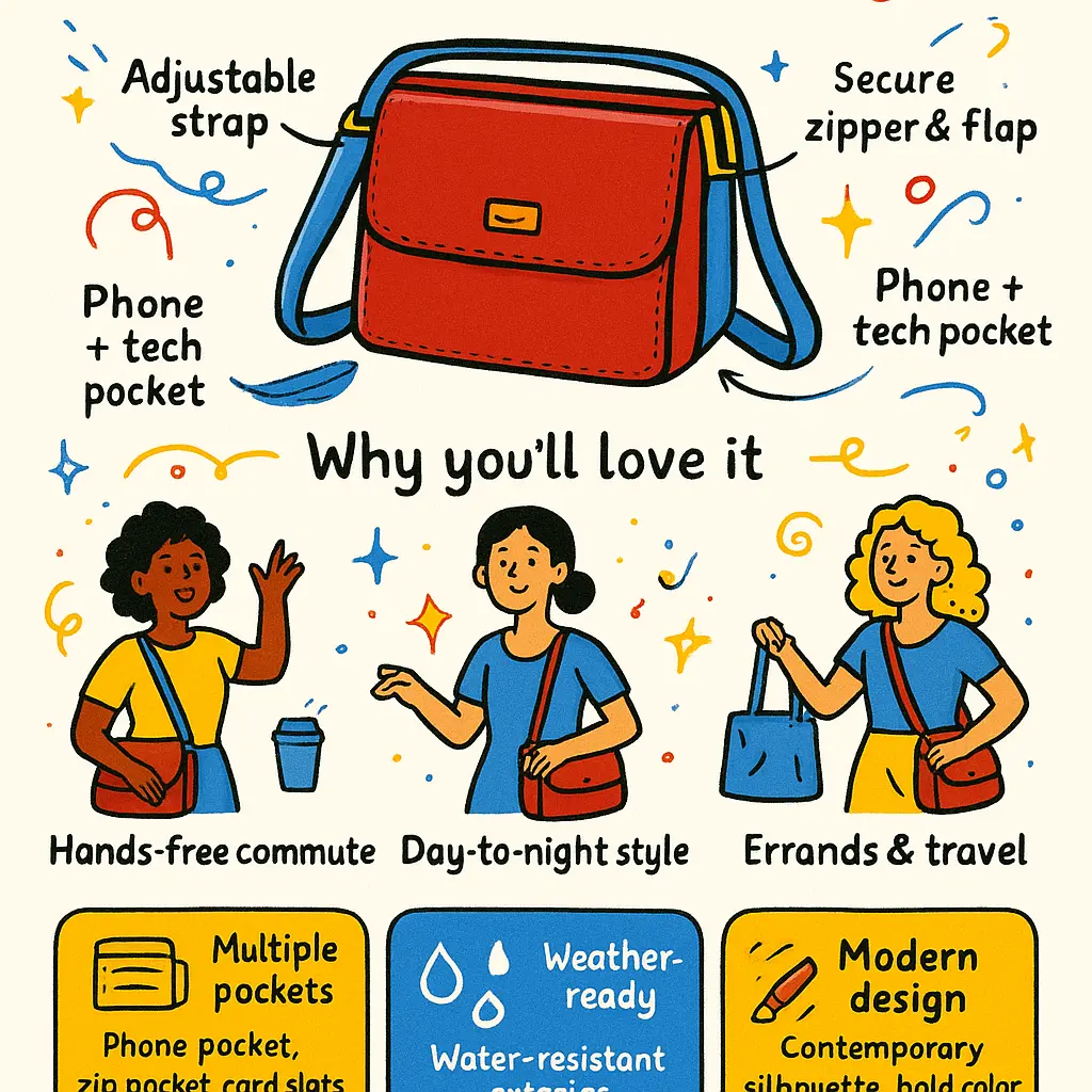 kedzie crossbody bag - Kedzie