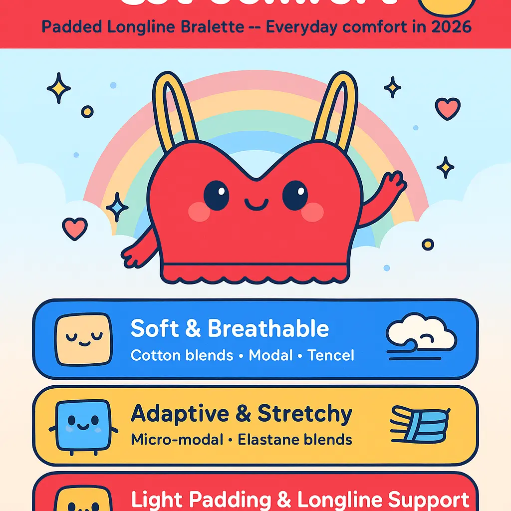 padded longline bralette - Bralette