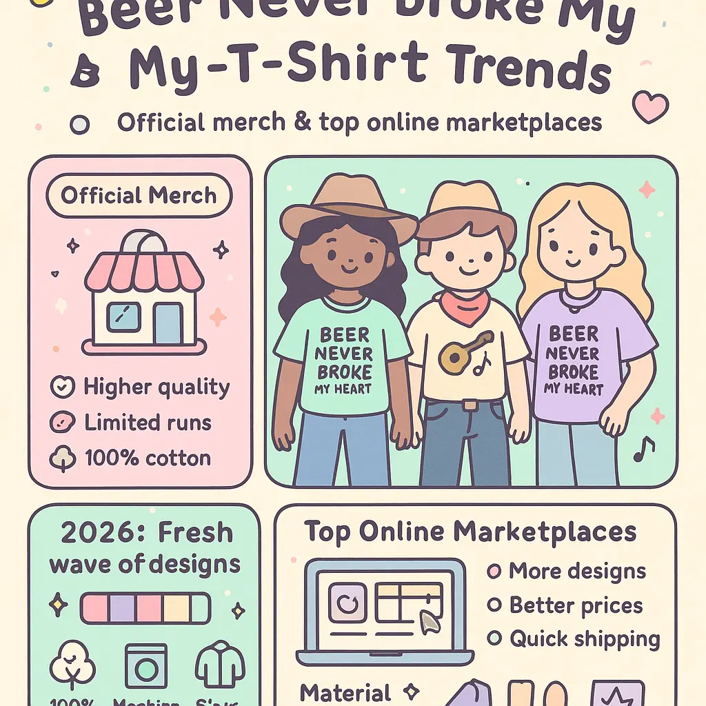 beer never broke my heart shirt - Shirt