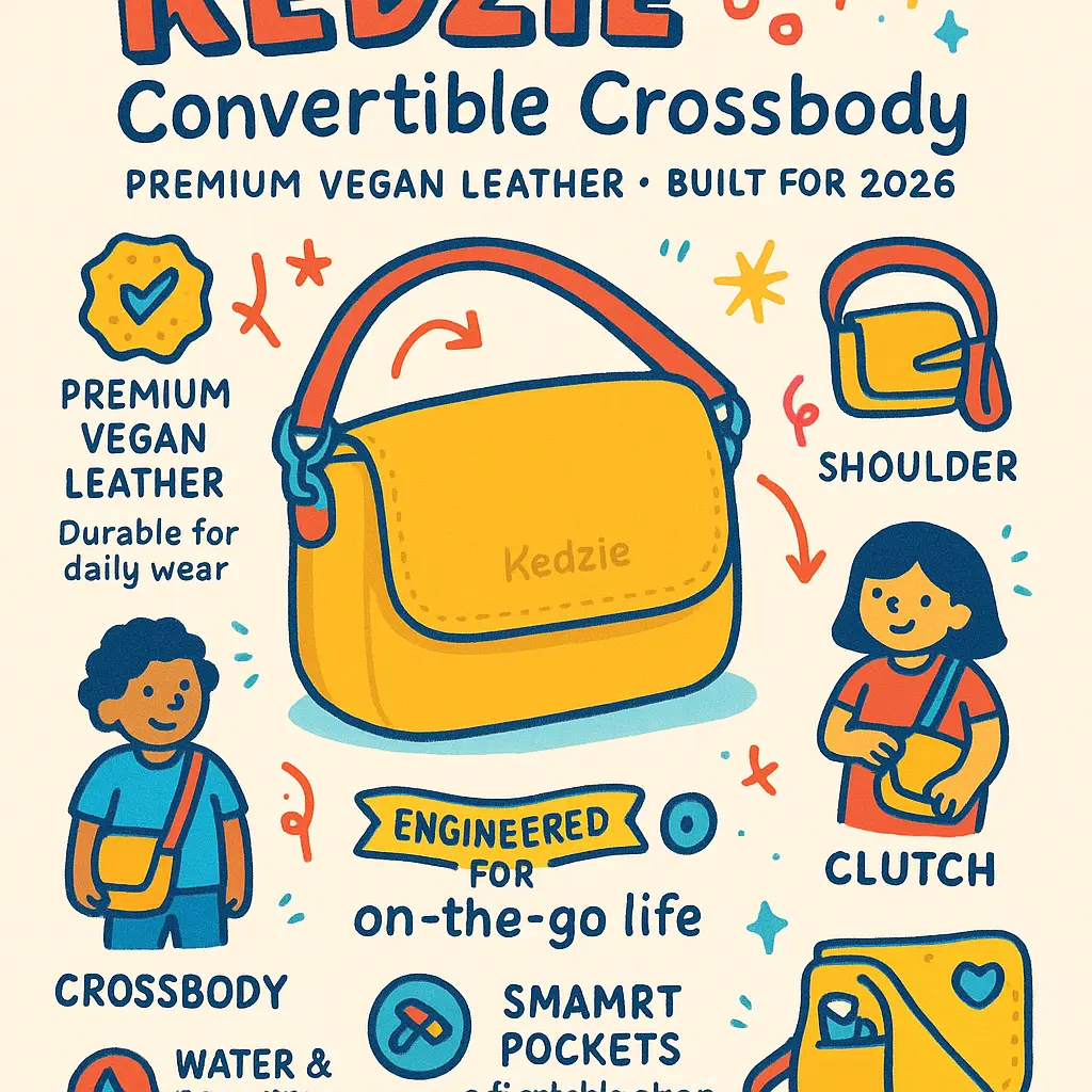 kedzie crossbody bag - Convertible