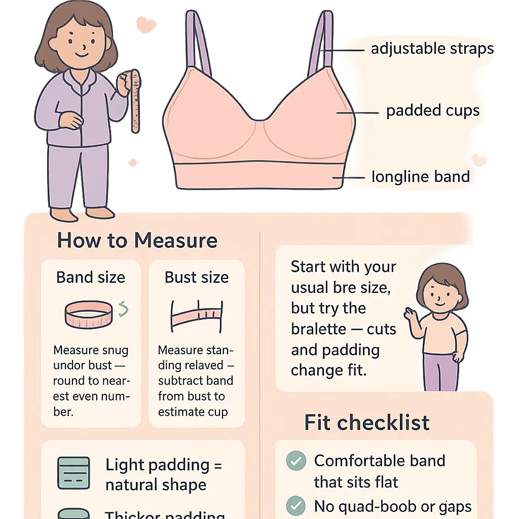 padded longline bralette - Lingerie