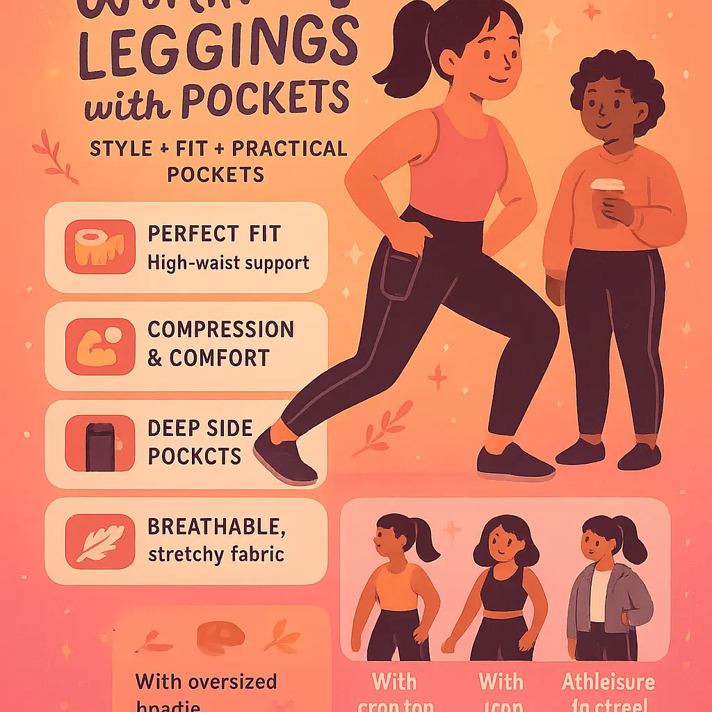 black workout leggings with pockets - Leggings