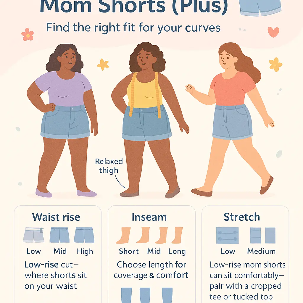 mom shorts plus - Shorts