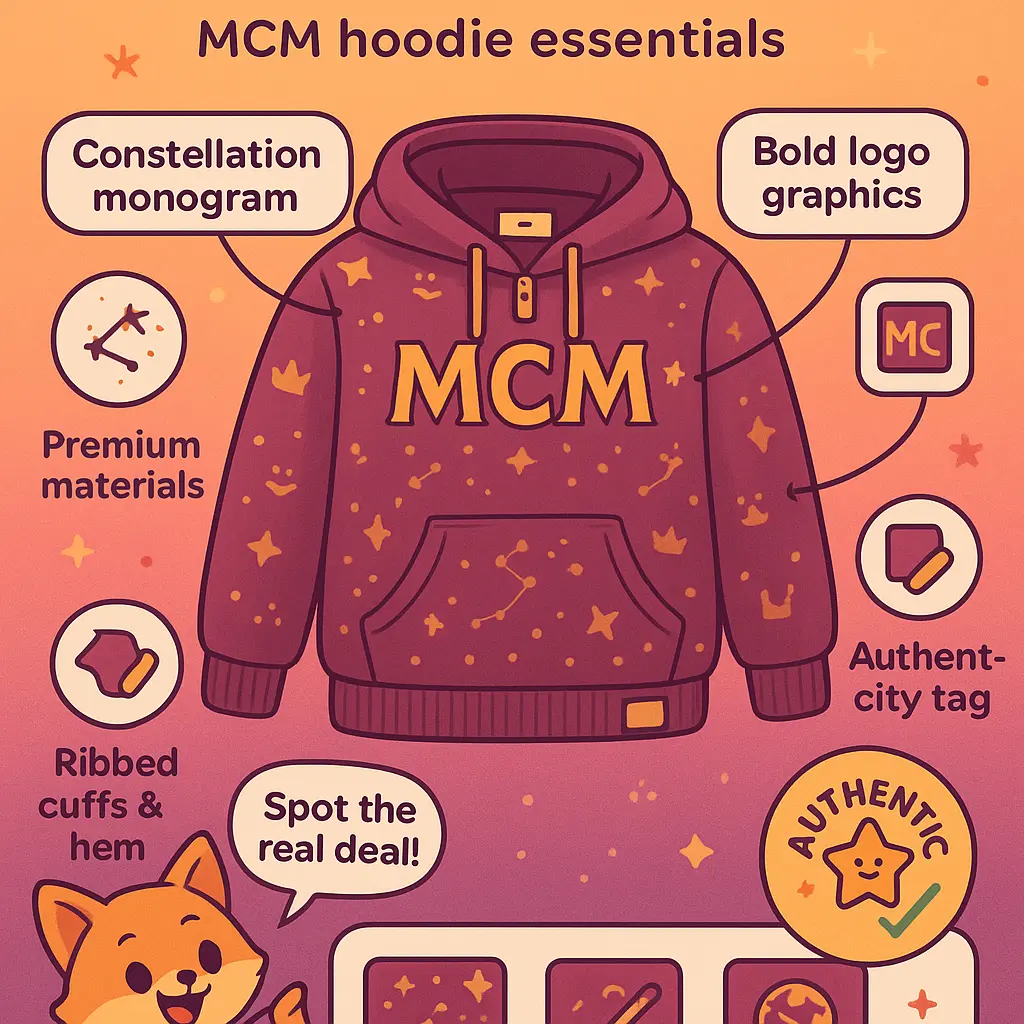 mcm hoodie - Constellation