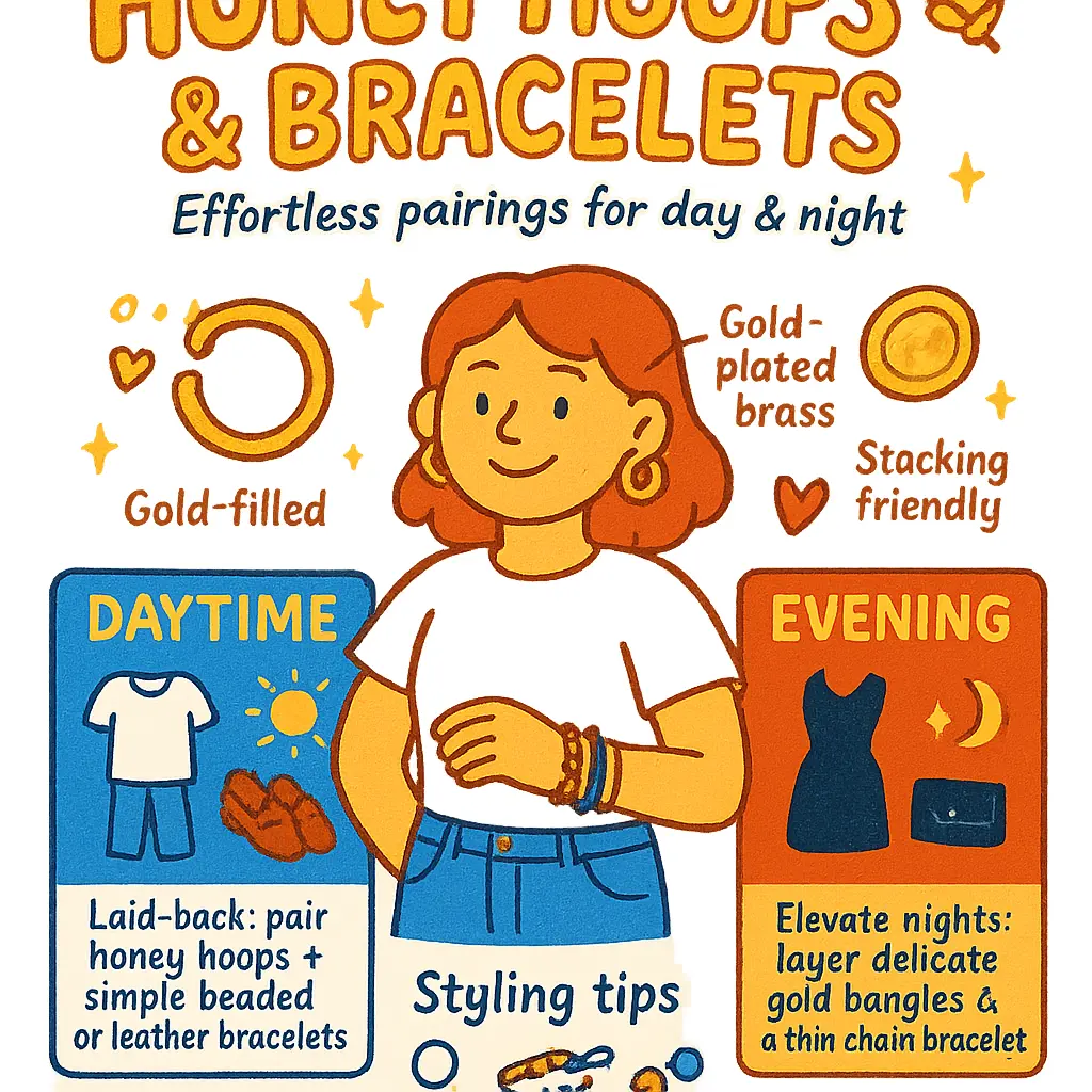 honey hoop earrings - Bracelets